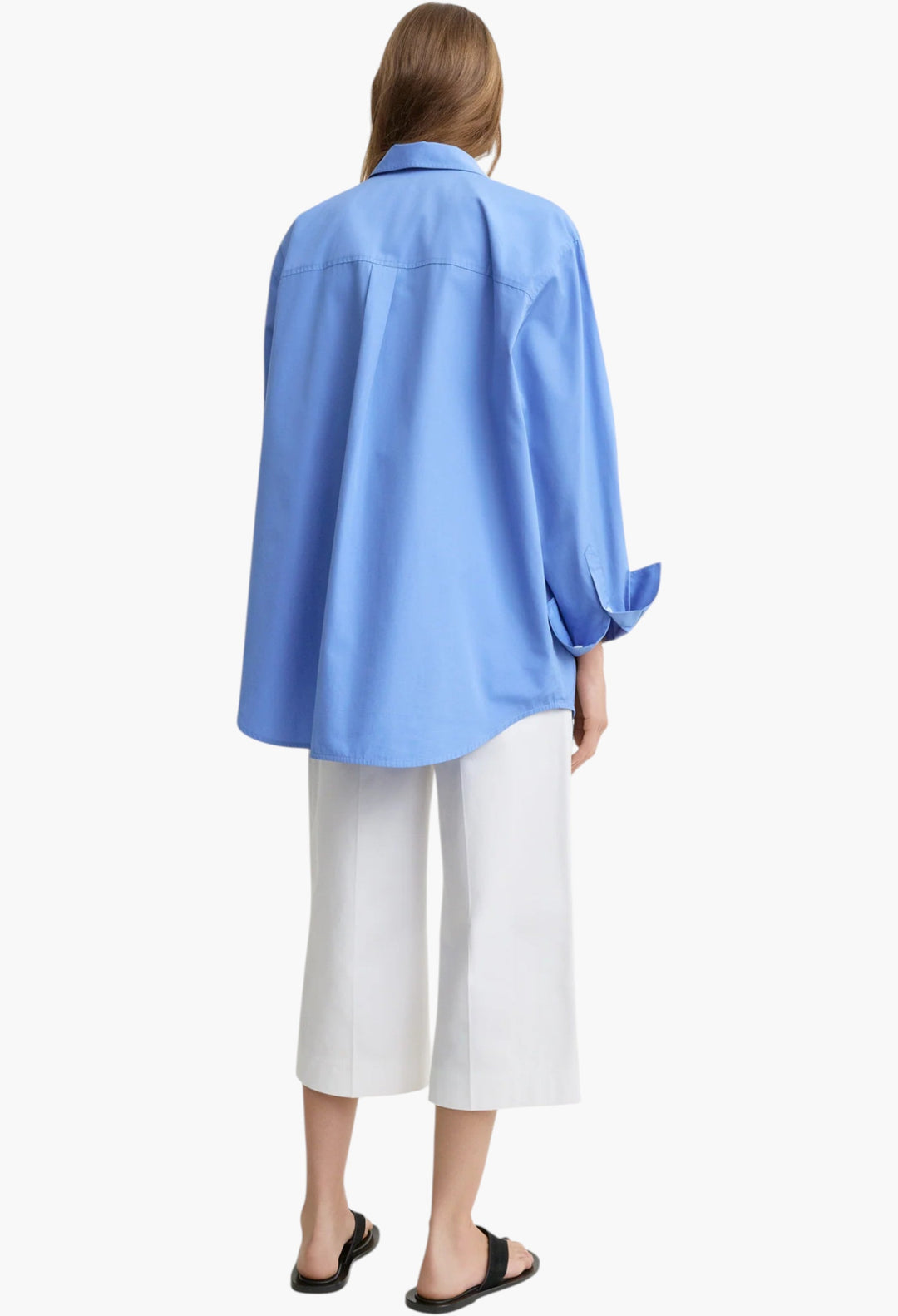 Cotton Summer Shirt Cornflowe
