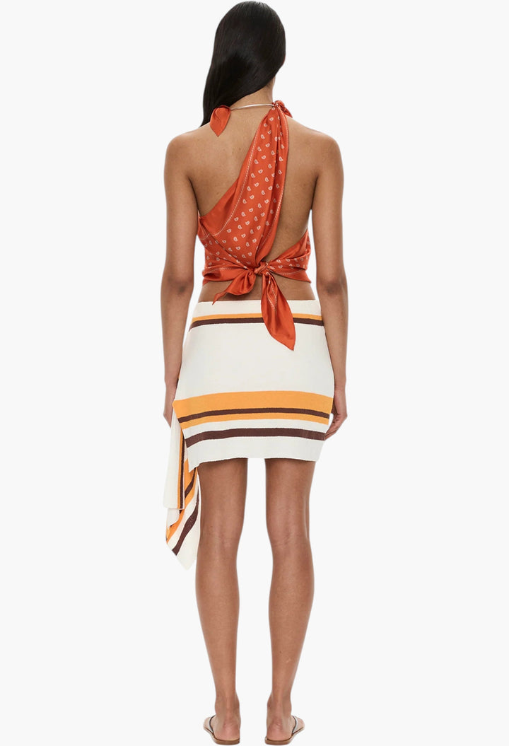 Bandana Scarf Tie Top