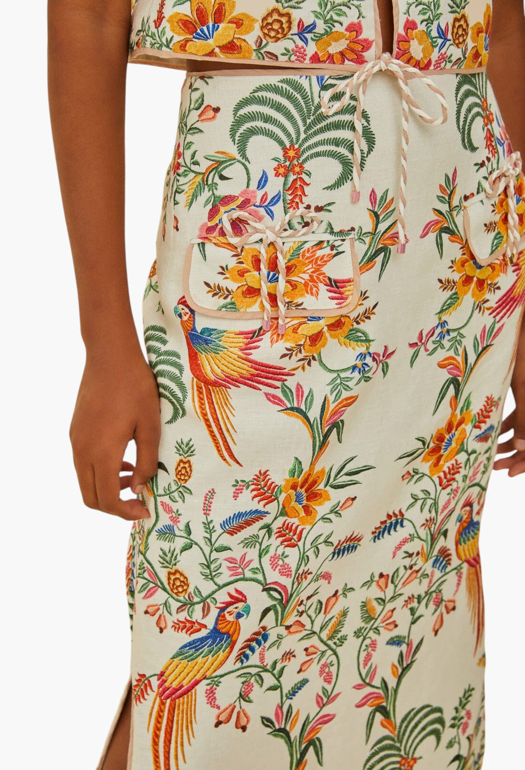 Delicate Forest Midi Skirt - GLAM MODA