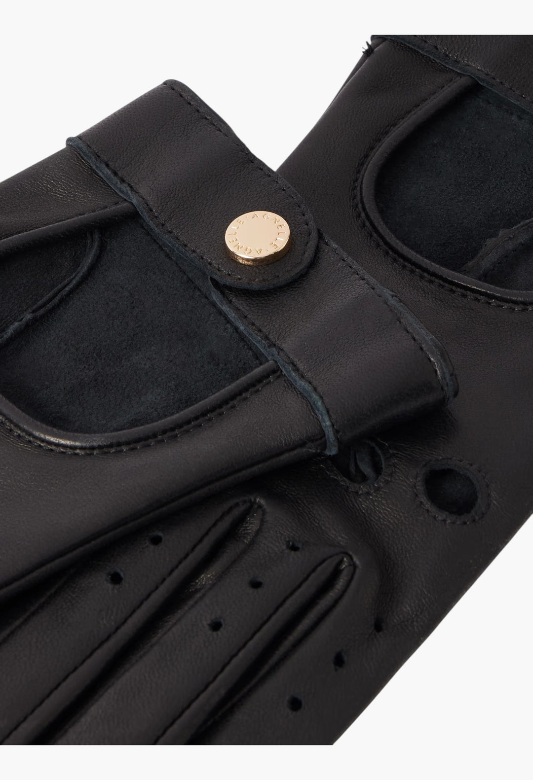 Rose Leather Gloves - GLAM MODA