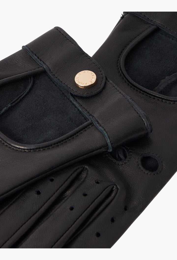 Rose Leather Gloves - GLAM MODA