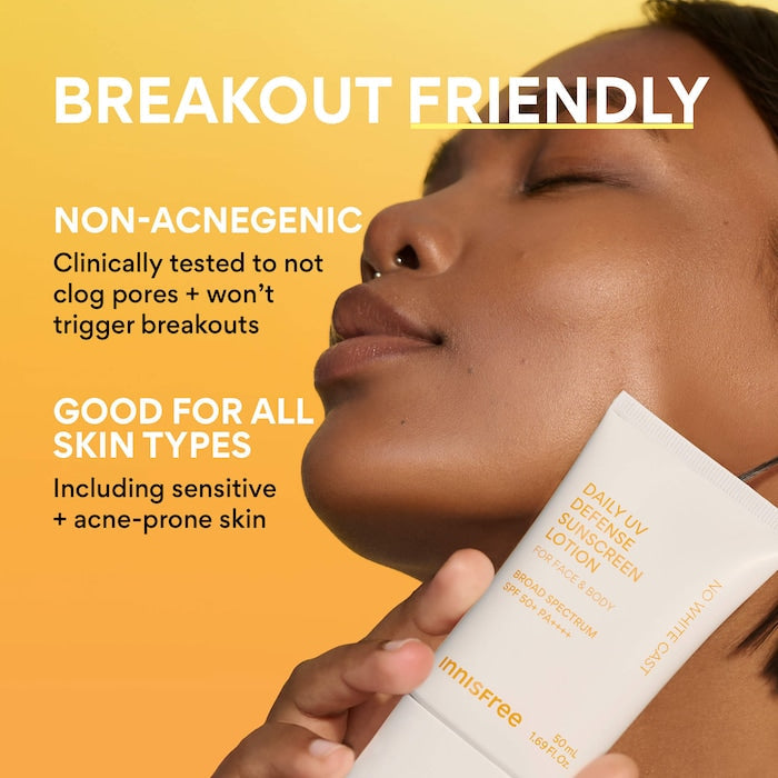 Daily UV Defense Invisible Korean Sunscreen Lotion Broad Spectrum SPF 50+ PA++++ - GLAM MODA