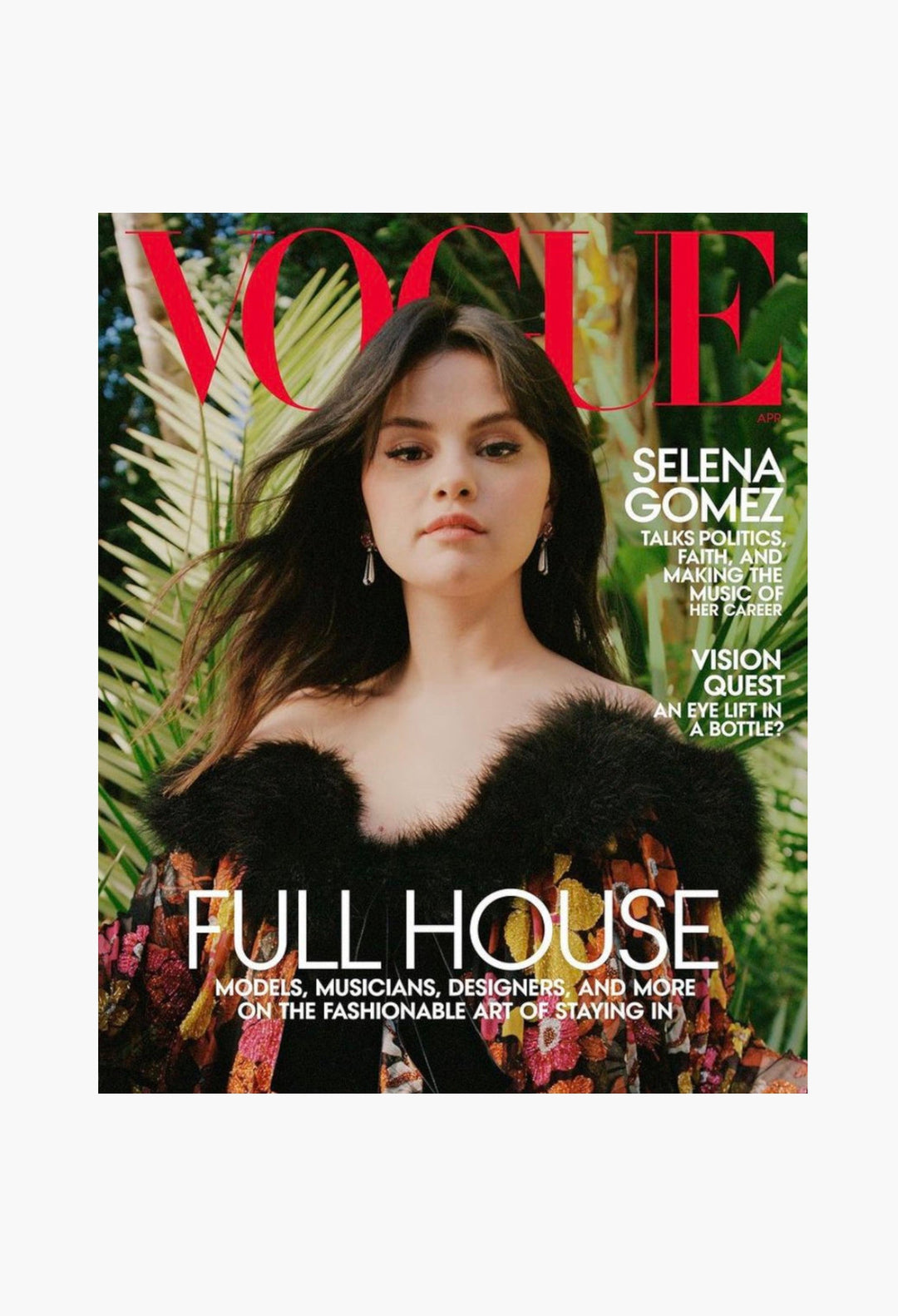 US Vogue Magazine April 2021  - Selena Gomez - GLAM MODA