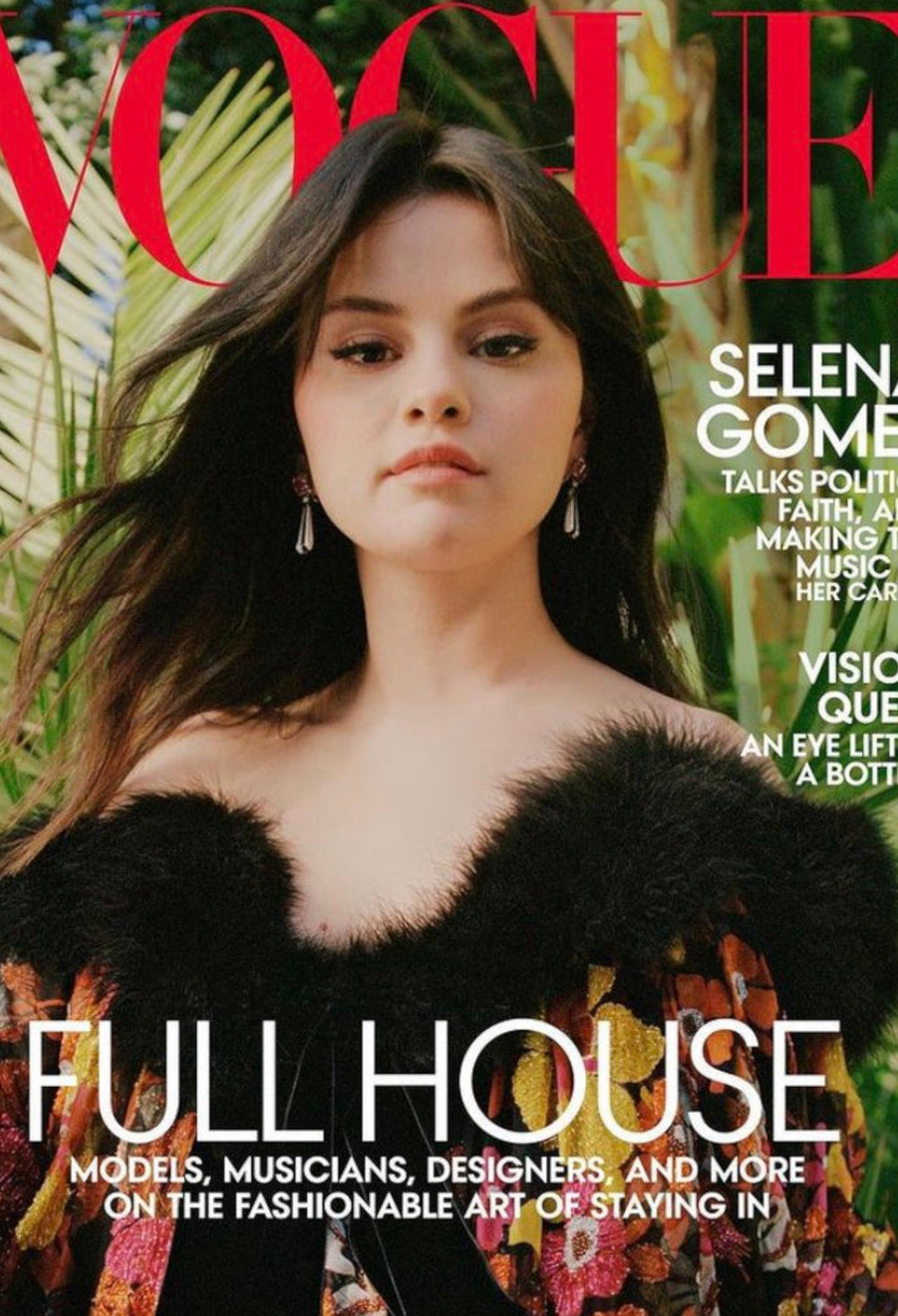 US Vogue Magazine April 2021  - Selena Gomez - GLAM MODA