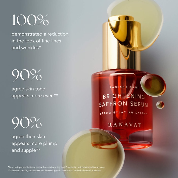 Brightening Dark Spot And Anti-Aging Facial Serum With Saffron And Turmeric - GLAM MODA