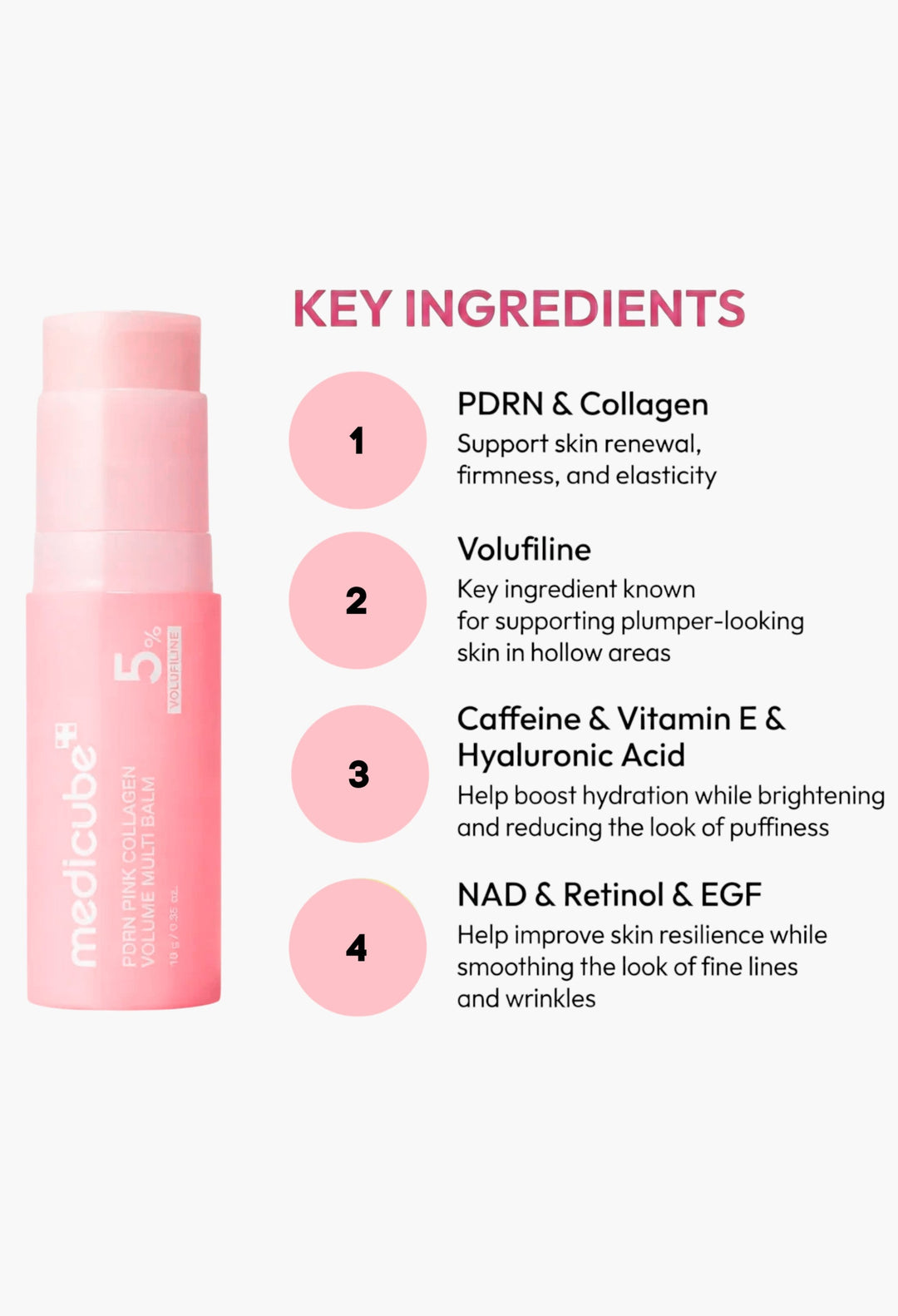 PDRN Pink Collagen Volume Multi Balm 10g - GLAM MODA