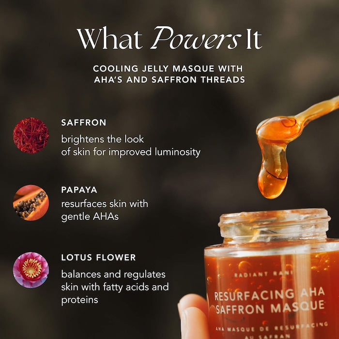 Resurfacing & Regenerative Masque With Fruit Ahas, Papaya Enzymes, And Saffron To Brighten And Smooth - GLAM MODA