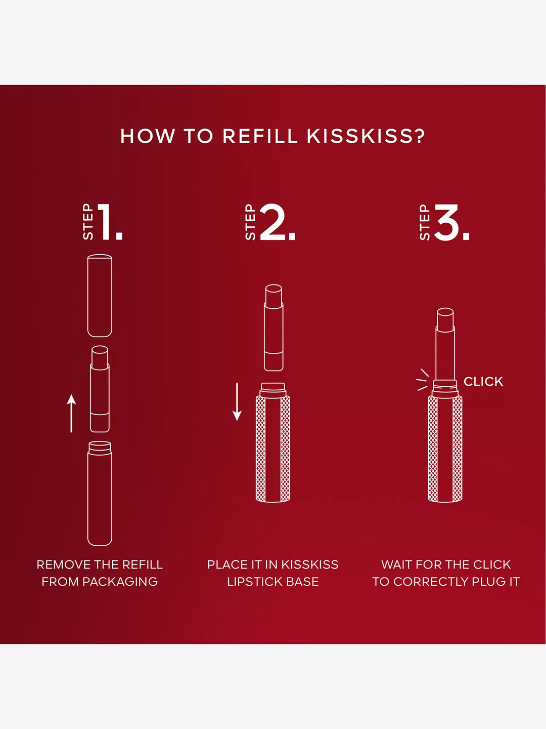 KissKiss Honey-Infused Intense Lipstick 1.85g - GLAM MODA