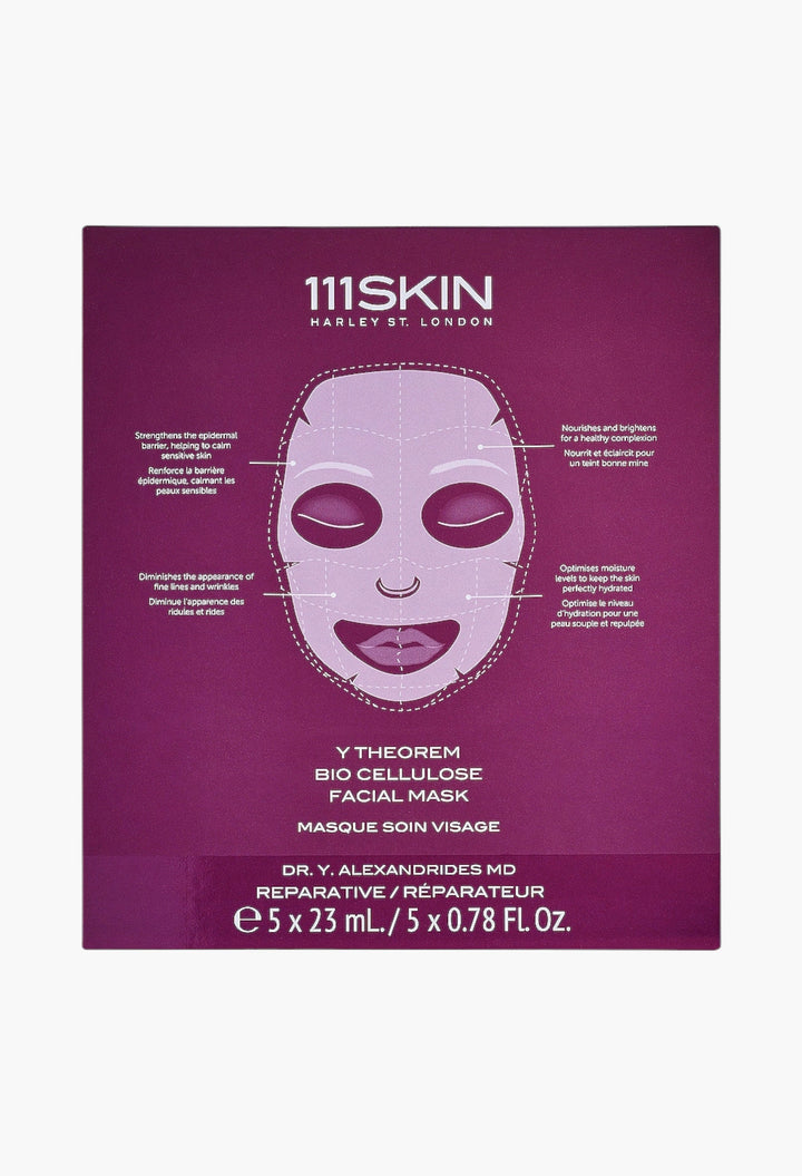 Y Theorem Bio Cellulose Facial Mask 5 Pack