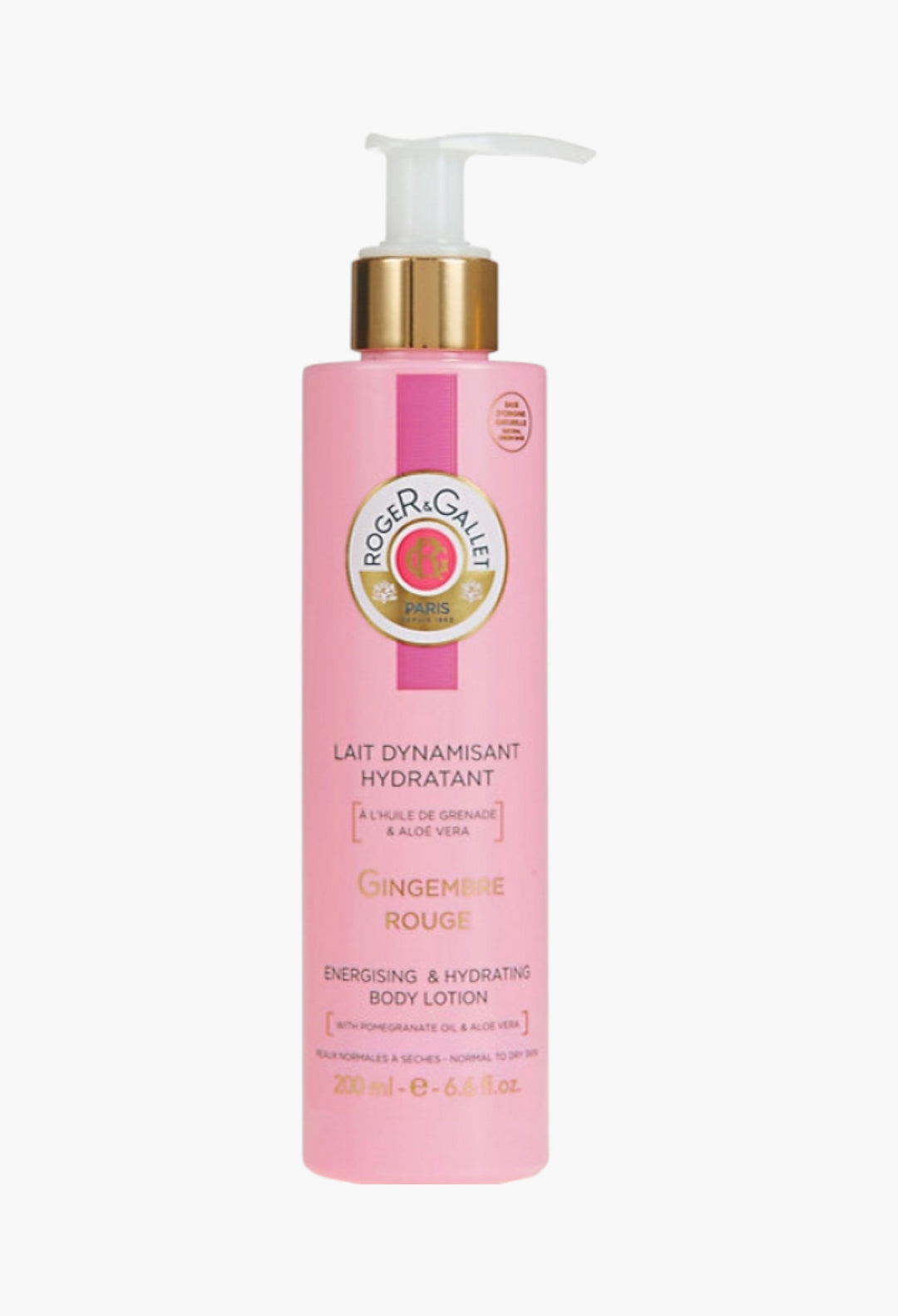 Gingembre Rouge Sorbet Body Lotion Intense Hydration With Aloe Vera And Pomegranate Oil