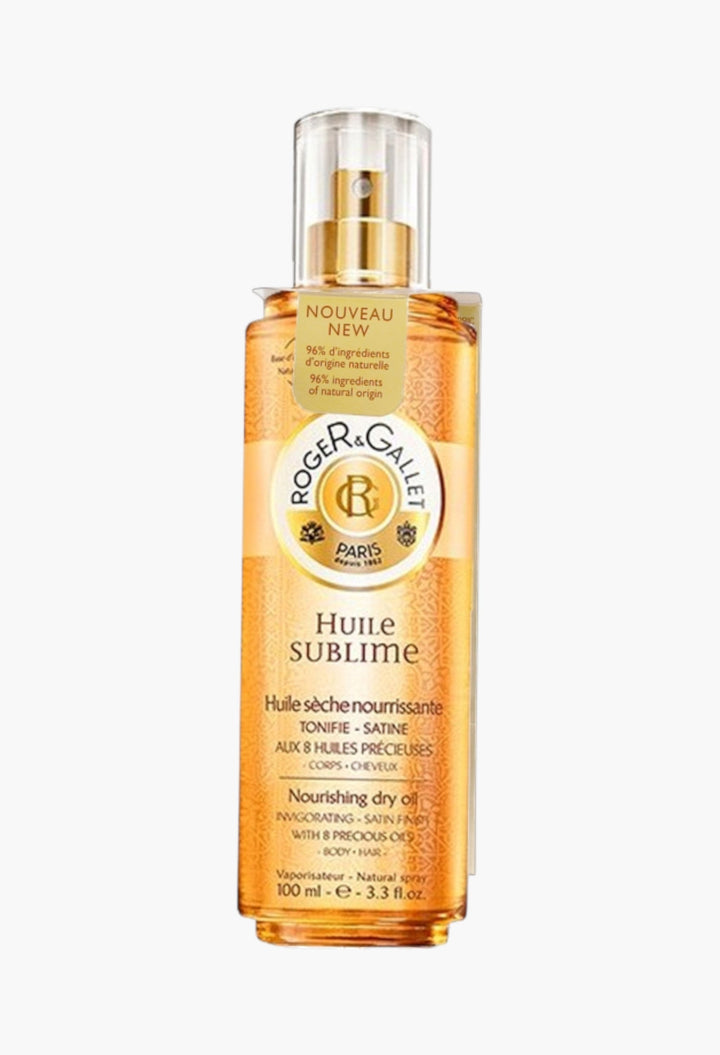 Sublime Or Dry Oil Hydrating & Nourishing Formula With Orange Essential Oil & Vitamin E