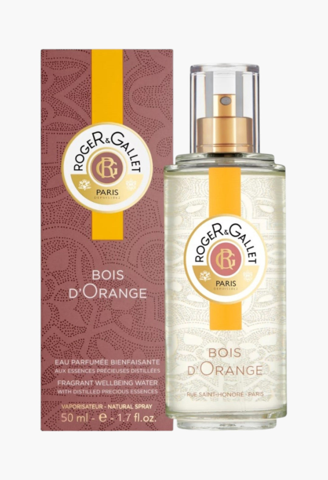Bois D'orange Fragrance Uplifting Citrus And Woody Notes Spray