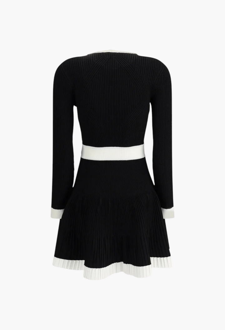 Knit short Dress - GLAM MODA
