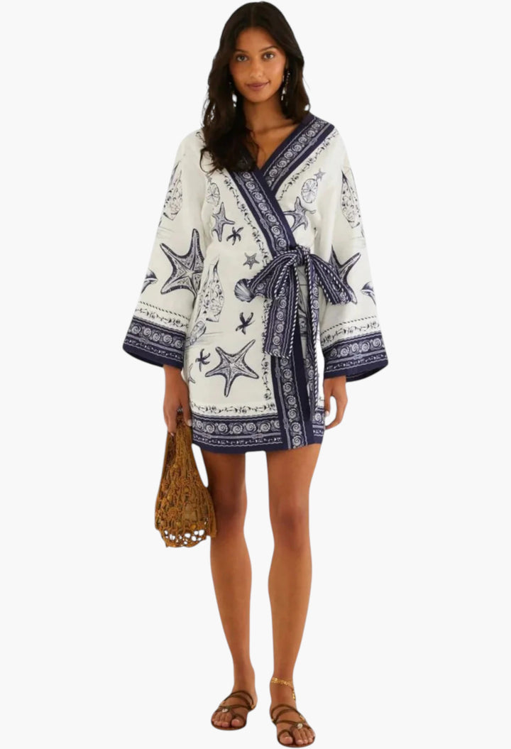 Coast Scarf Mini Dress - GLAM MODA