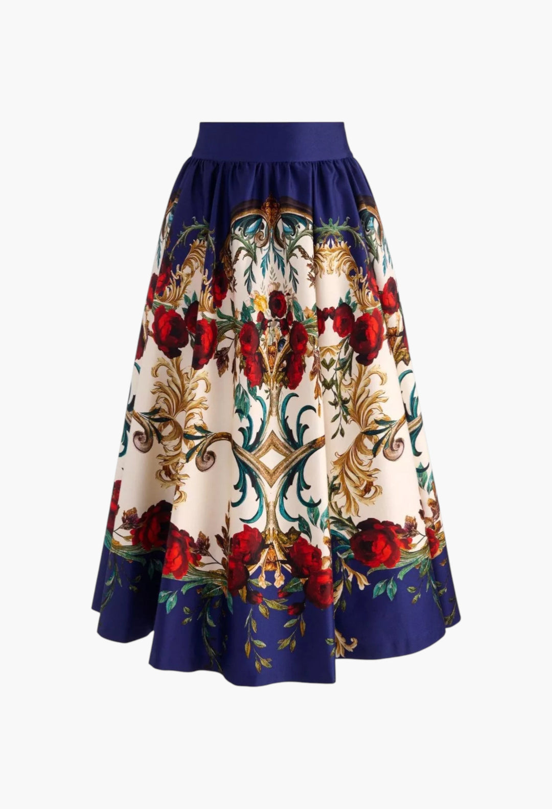 Printed midi skirt - GLAM MODA