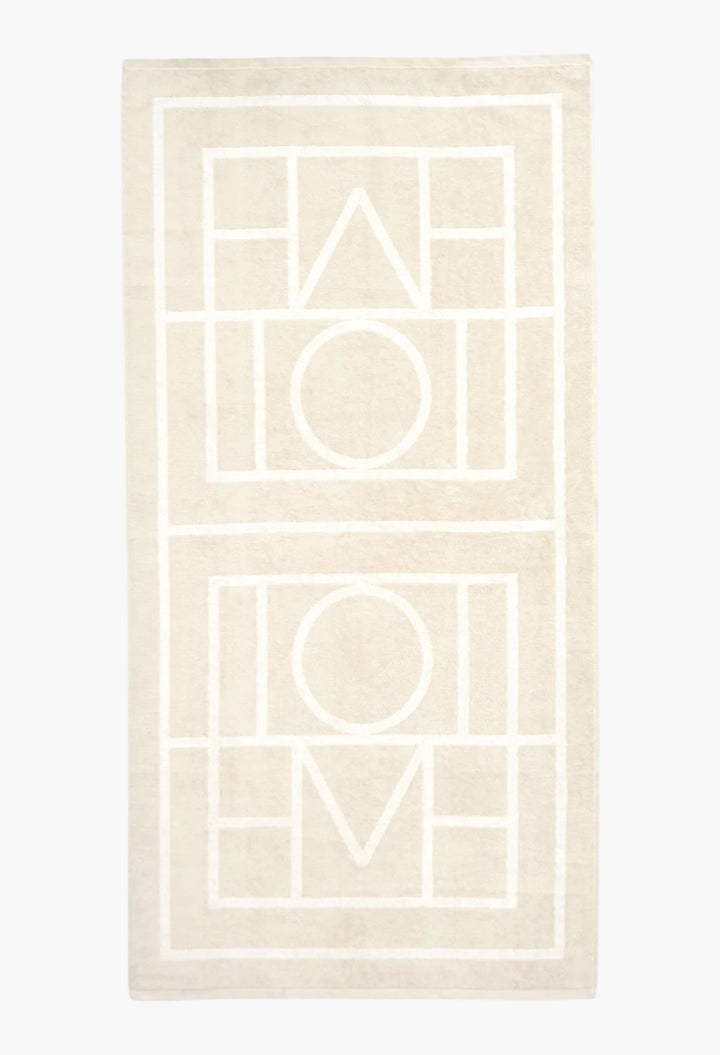 Monogram Jacquard Beach Towel