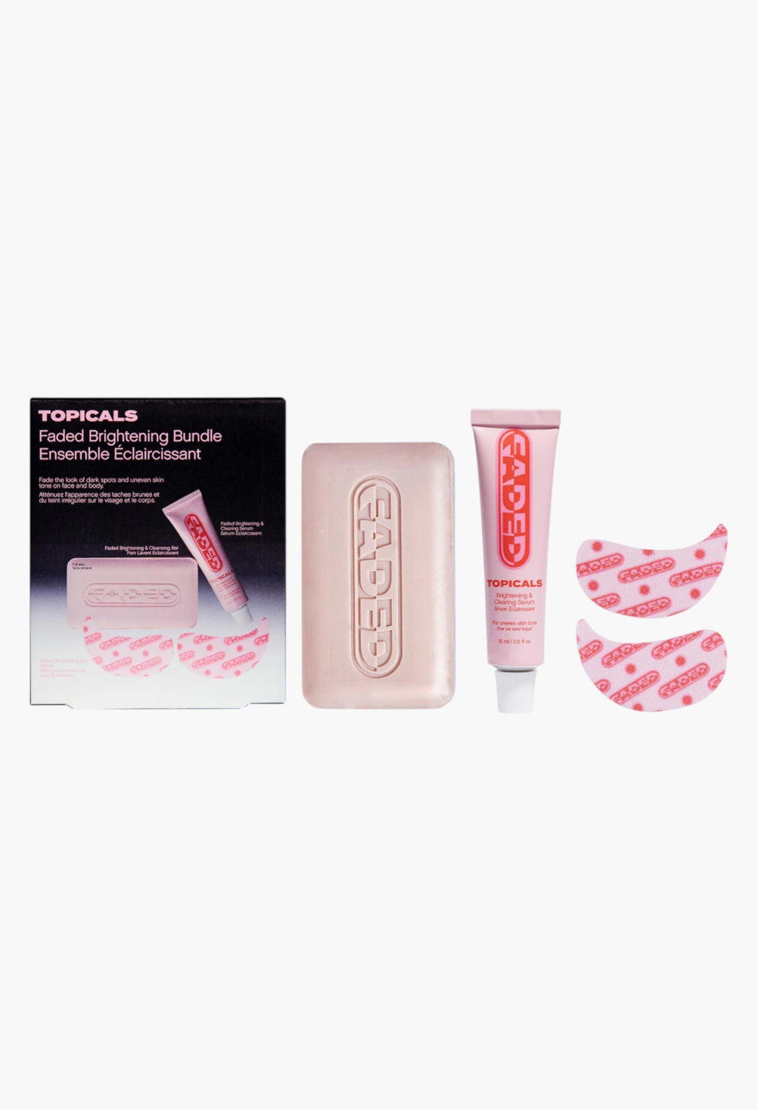 Faded Brightening Bundle for Discoloration on Face & Body (UNSCENTED) - GLAM MODA