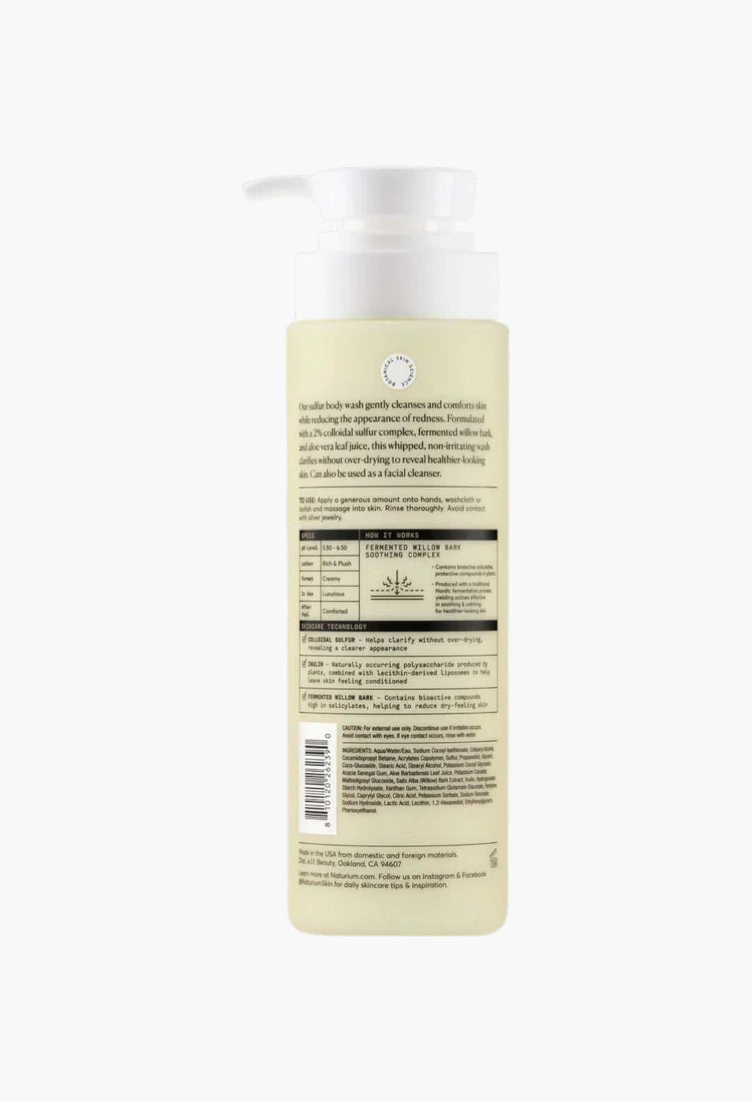 The Revealer Sulfur Body Wash - GLAM MODA