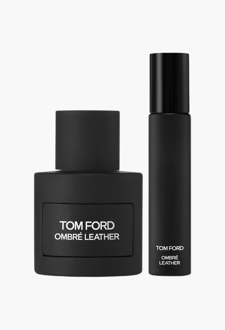Ombré Leather Eau De Parfum Set With Travel Spray - GLAM MODA