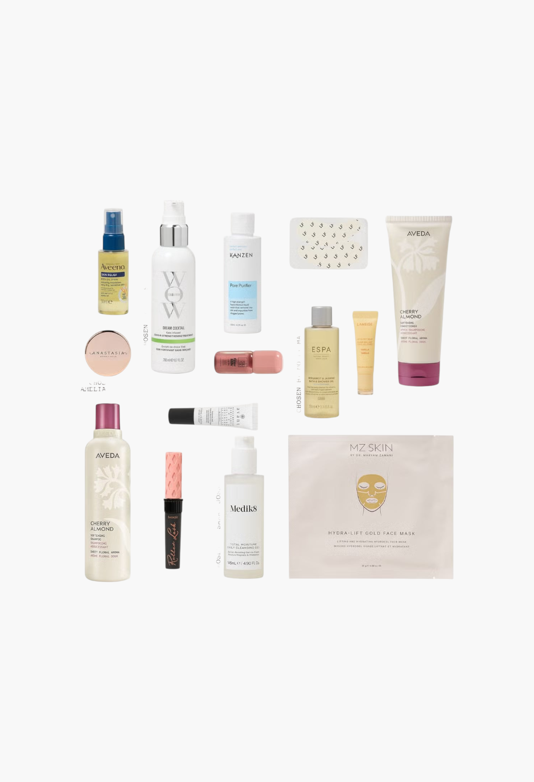 GLAM MODA beauty advent calendar featuring a curated selection of skincare, haircare, and makeup products.