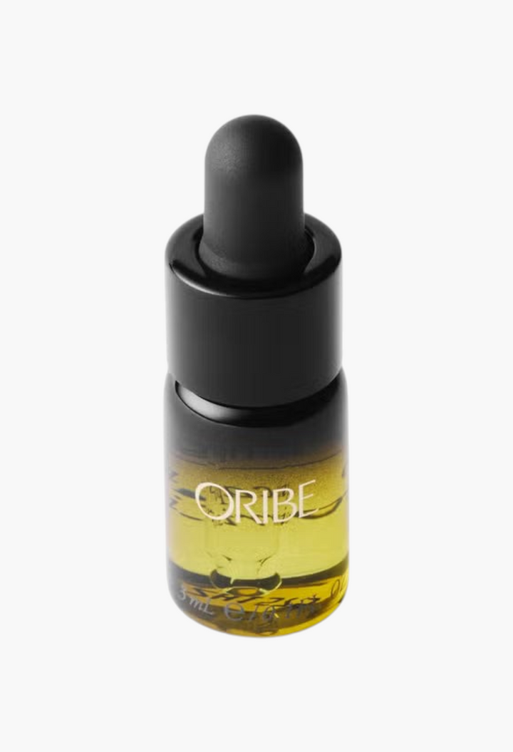 GLAM MODA Oribe Gold Lust Hair Oil travel size bottle with dropper cap for nourishing and reviving dry hair