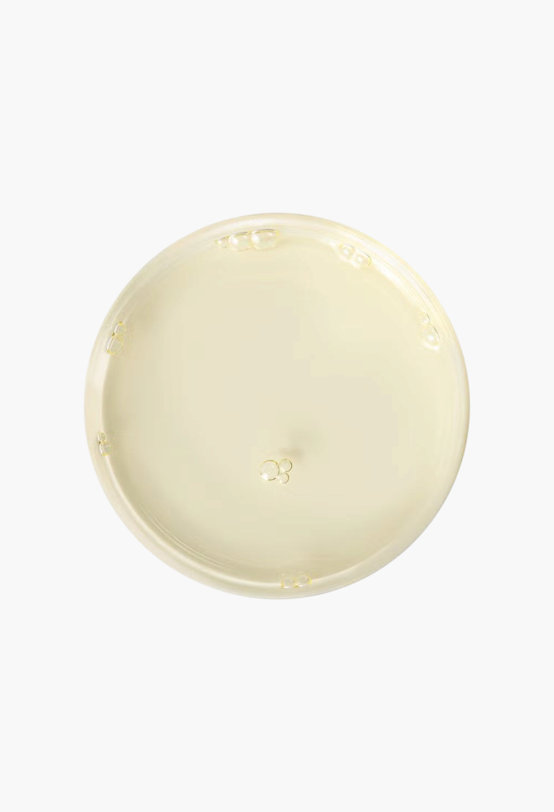 GLAM MODA Christophe Robin Perfecting Radiance Oil with Amla Oil, a clear golden hair treatment oil texture.