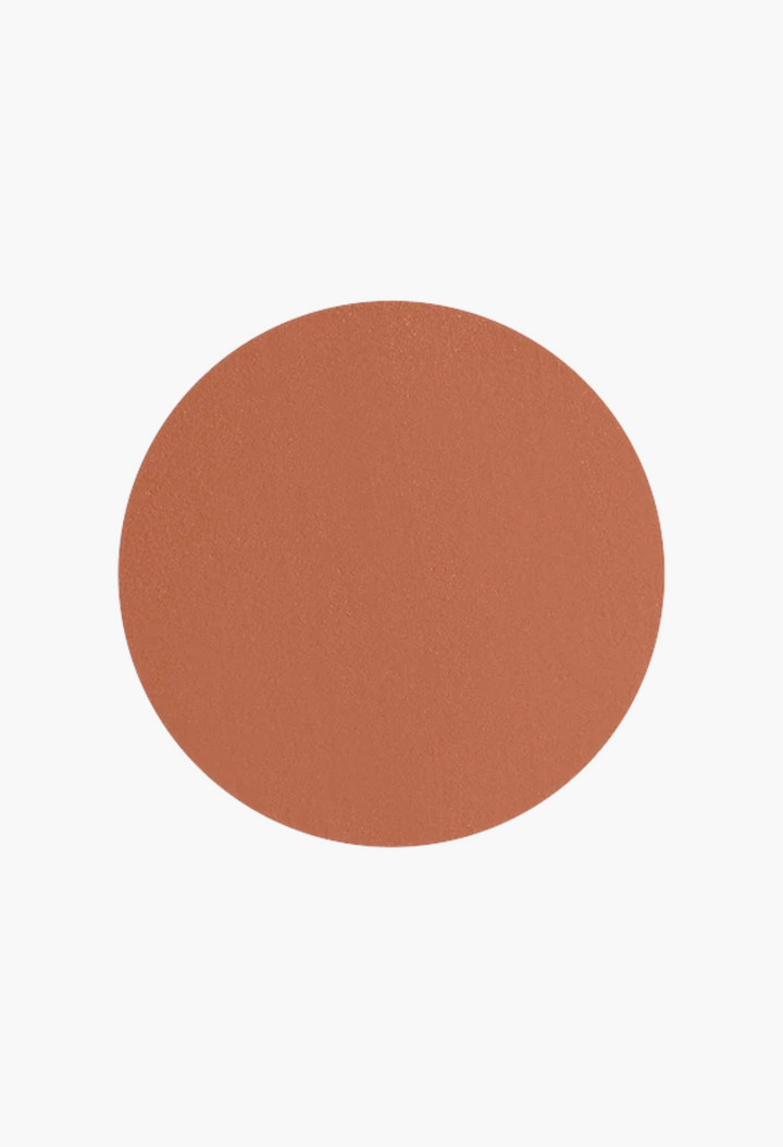 GLAM MODA Kind Words matte lip liner swatch in Creative, a muted peach shade with a smooth, soft matte finish.