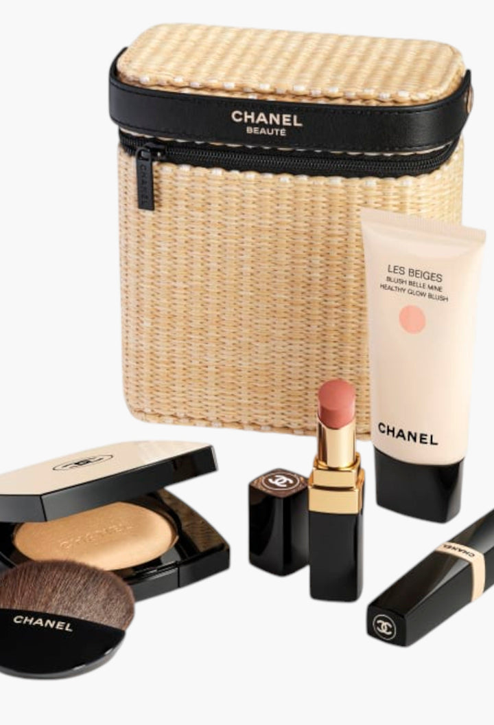 Chanel Pouch Makeup Set Limited 2026 Basket Pouch Summer Collection - Les Beiges Healthy Glow Summer Essentials - GLAM MODA