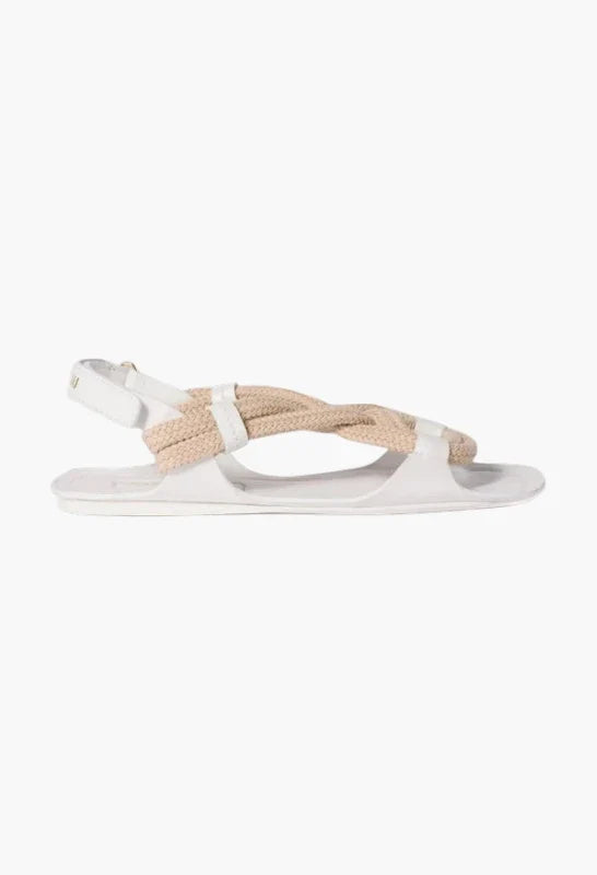 Natural - Flat Cord Sandals