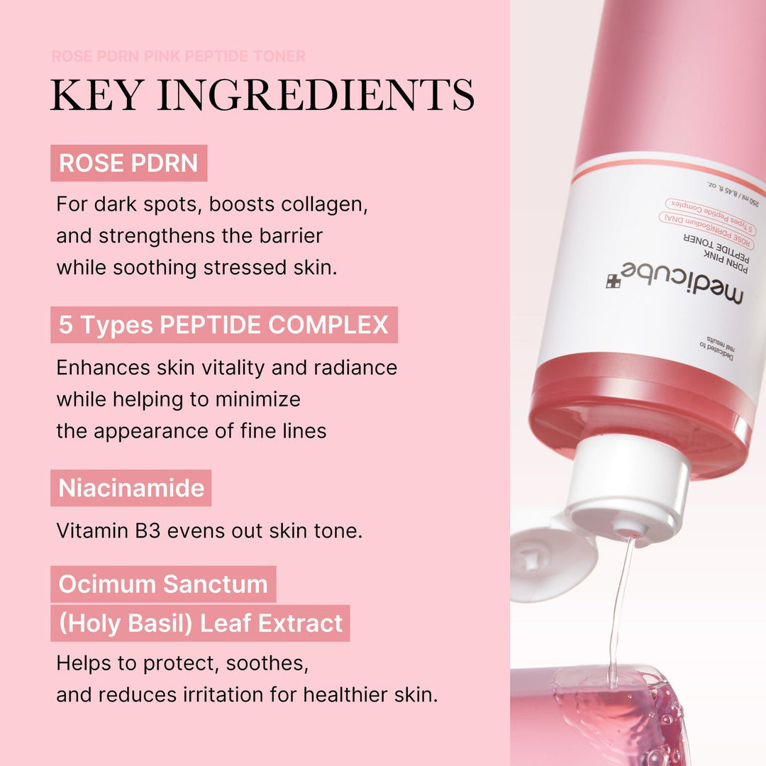 PDRN Pink Peptide Toner - Pink Glow Toner - GLAM MODA