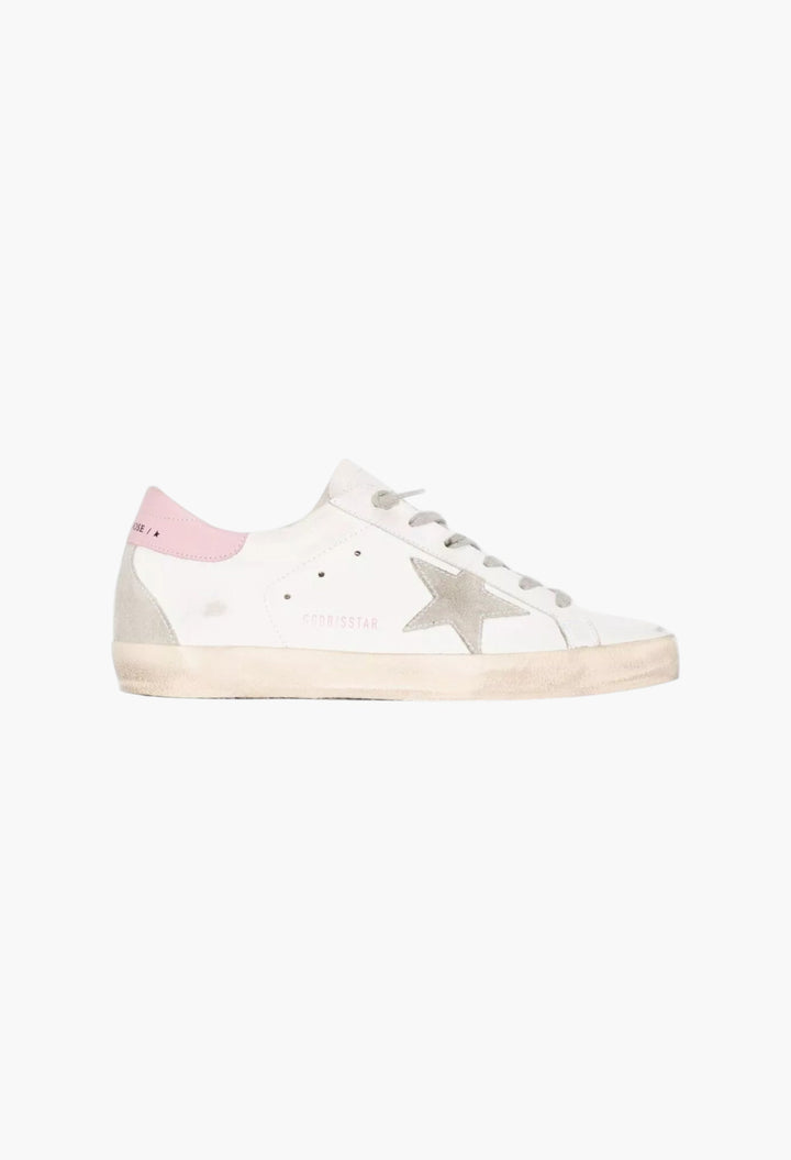 Golden goose - Super-Star Leather Sneakers - GLAM MODA