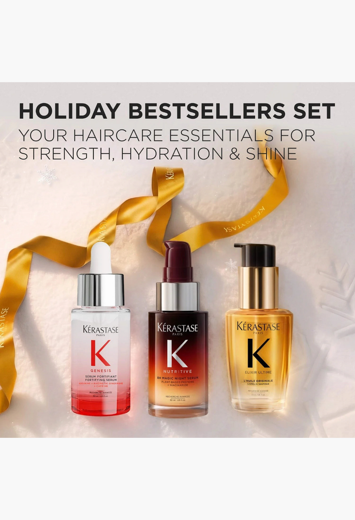 Kérastase Mini Genesis, Elixir Ultime & 8H Magic Bestsellers Hair Gift Set