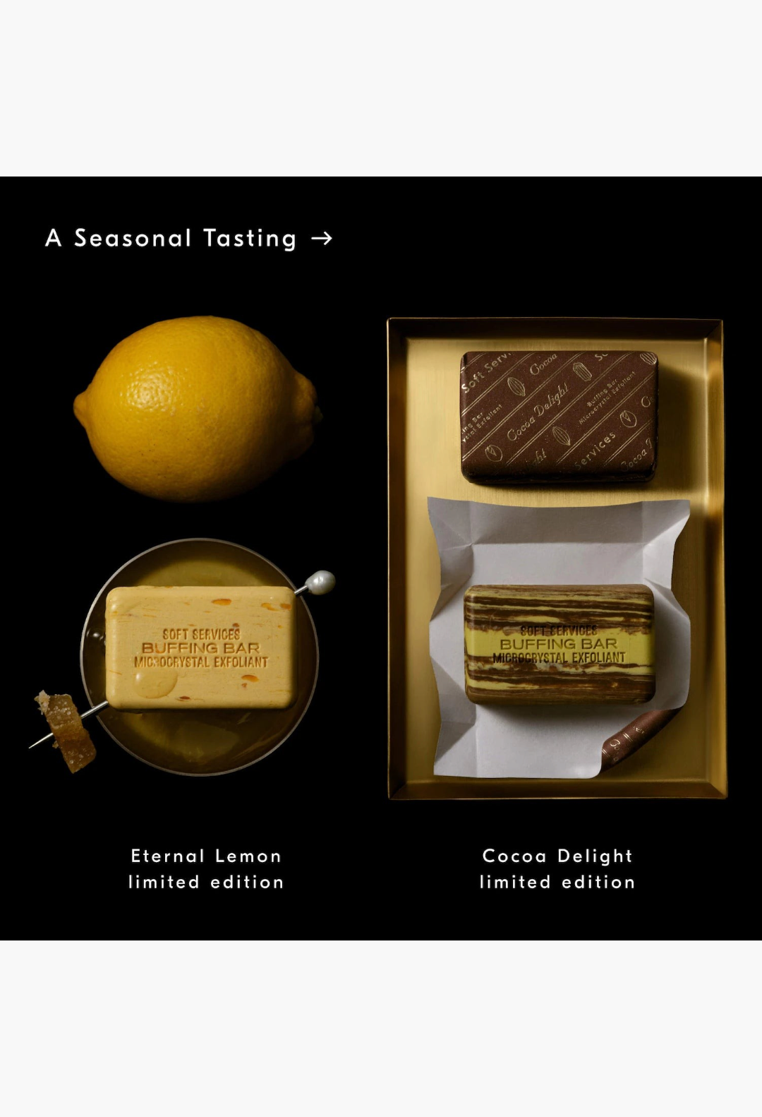 Soft Services Buffing Bar Miniature Collection: Volume II (4 mini bars), Body Gift Set