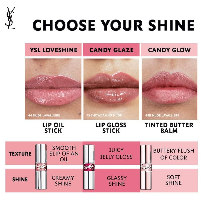 YSL Candy Glaze Lip Gloss Stick - GLAM MODA