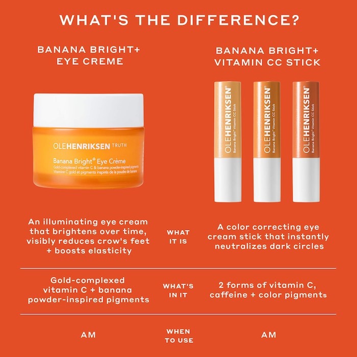 Banana Bright+ Vitamin CC Eye Sticks for Dark Circles - GLAM MODA