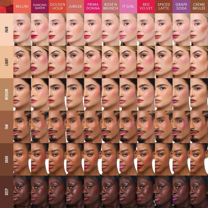 Yummy Skin Blurring Balm Powder Flushed - Matte Color for Cheek & Lip - GLAM MODA