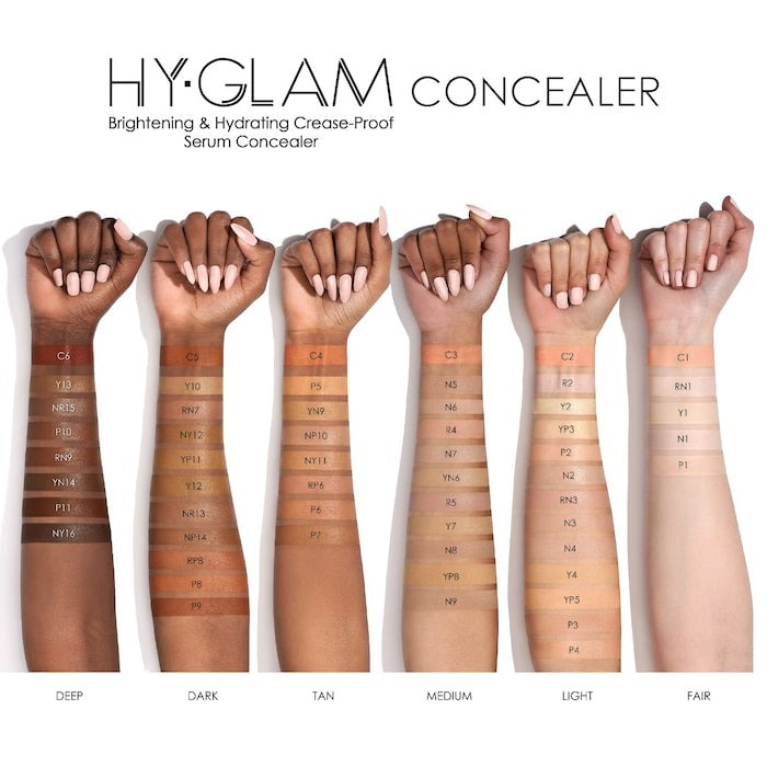Hy-Glam Brightening & Hydrating Medium to Full Coverage Crease Proof Serum Concealer - GLAM MODA
