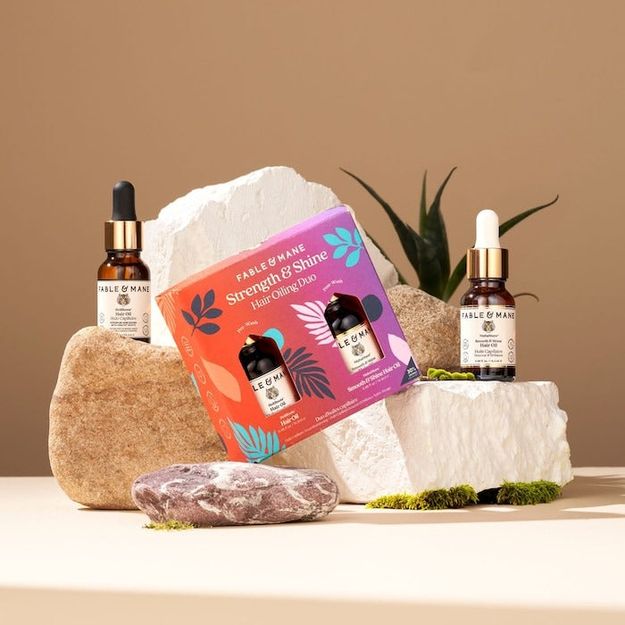 Mini Strength & Shine Hair Oiling Duo - GLAM MODA