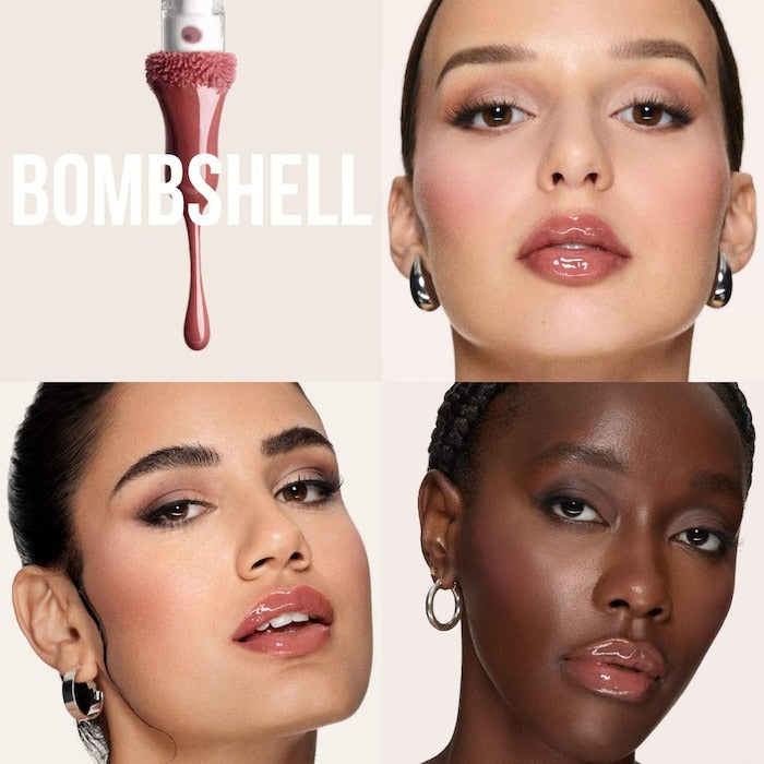 Faux Filler Shiny Non-Sticky Lip Gloss - GLAM MODA