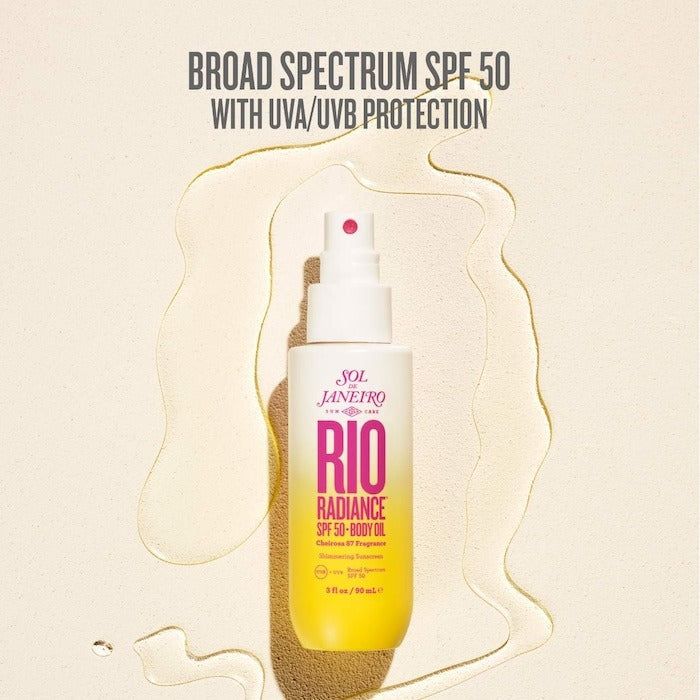 Rio Radiance™ SPF 50 Shimmering Body Oil Sunscreen - GLAM MODA