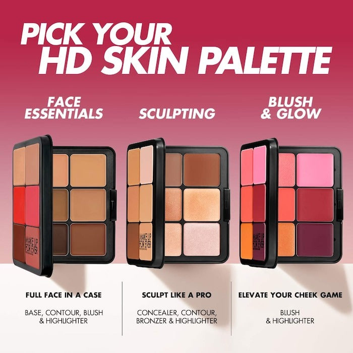 HD Skin Face Essentials Long-Lasting Full Face Cream Palette - GLAM MODA