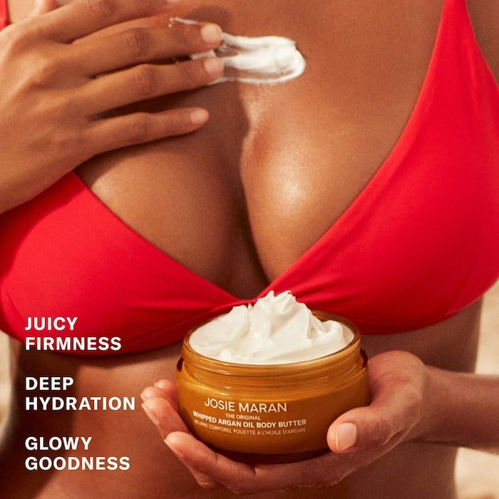 Vanilla Bean - Whipped Argan Oil Refillable Firming Body Butter Jar - GLAM MODA