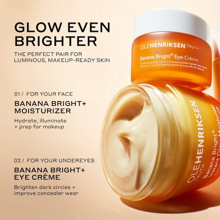 Banana Bright+ Instant Glow Moisturizer with Niacinamides and Vitamin C - GLAM MODA