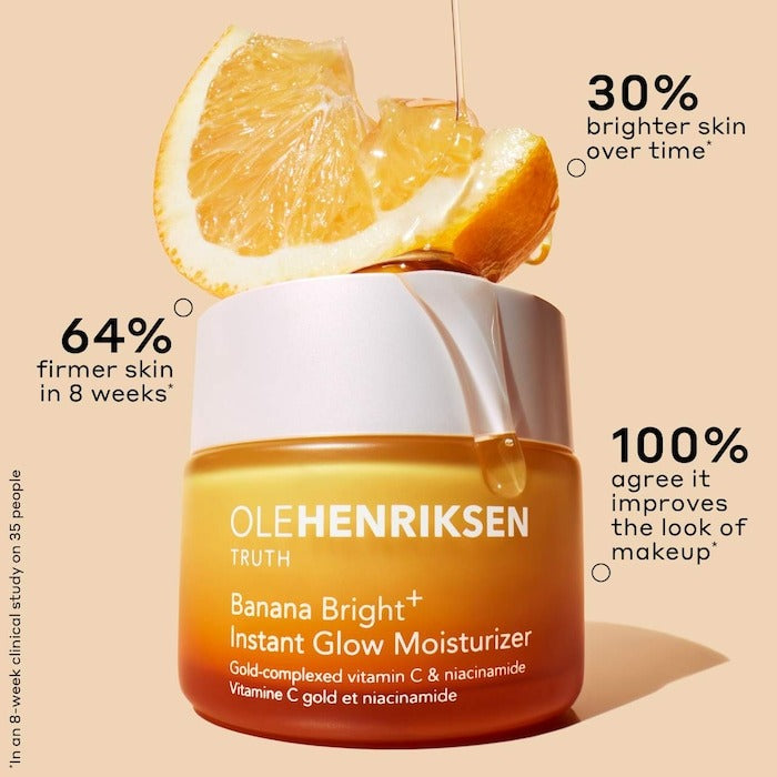 Banana Bright+ Instant Glow Moisturizer with Niacinamides and Vitamin C - GLAM MODA