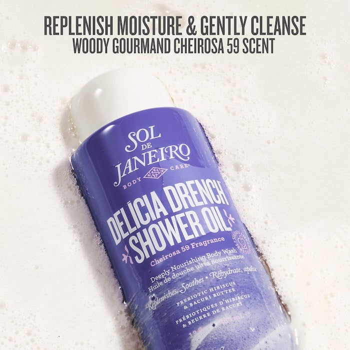 Delícia Drench™ Moisturizing Shower Oil for Dry Skin - GLAM MODA