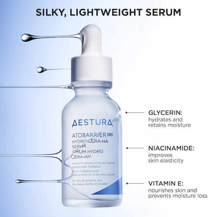 Atobarrier365 Hydro Cera-Ha Ceramide + Hyaluronic Acid Face Serum For Skin Moisture Barrier Repair - GLAM MODA