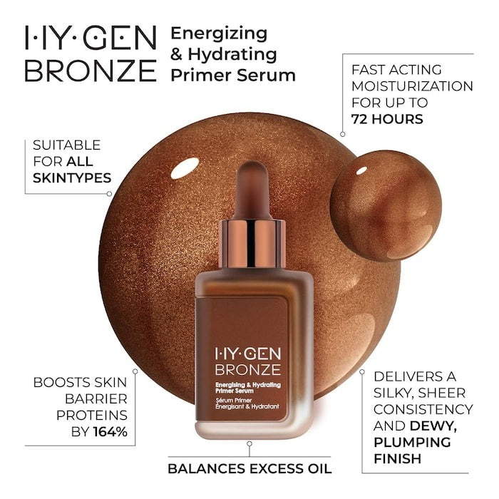 HY-GEN Bronze - Energizing & Hydrating Primer Serum - GLAM MODA
