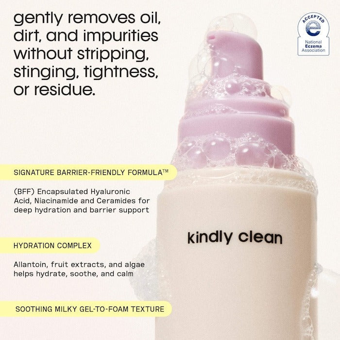 Kindly Clean Hydrating and Soothing Foaming Gel Cleanser - GLAM MODA