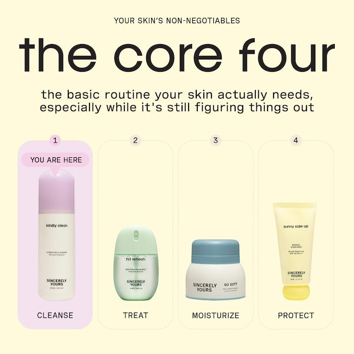 Kindly Clean Hydrating and Soothing Foaming Gel Cleanser - GLAM MODA