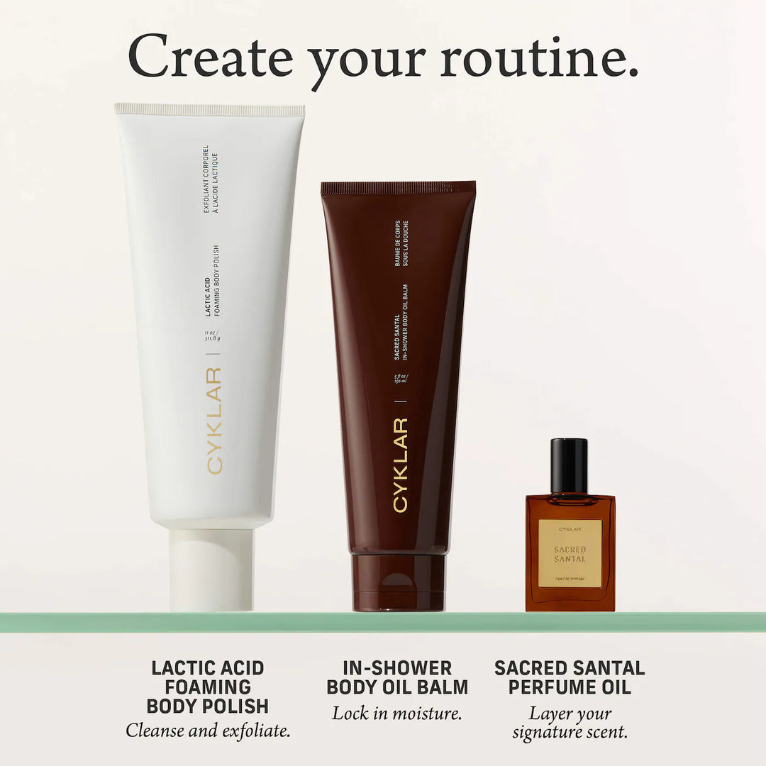 Sacred Santal In-Shower Body Oil Balm With Ceramides - GLAM MODA